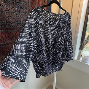 Michael Kors Cinched Waist Blouse NWOT